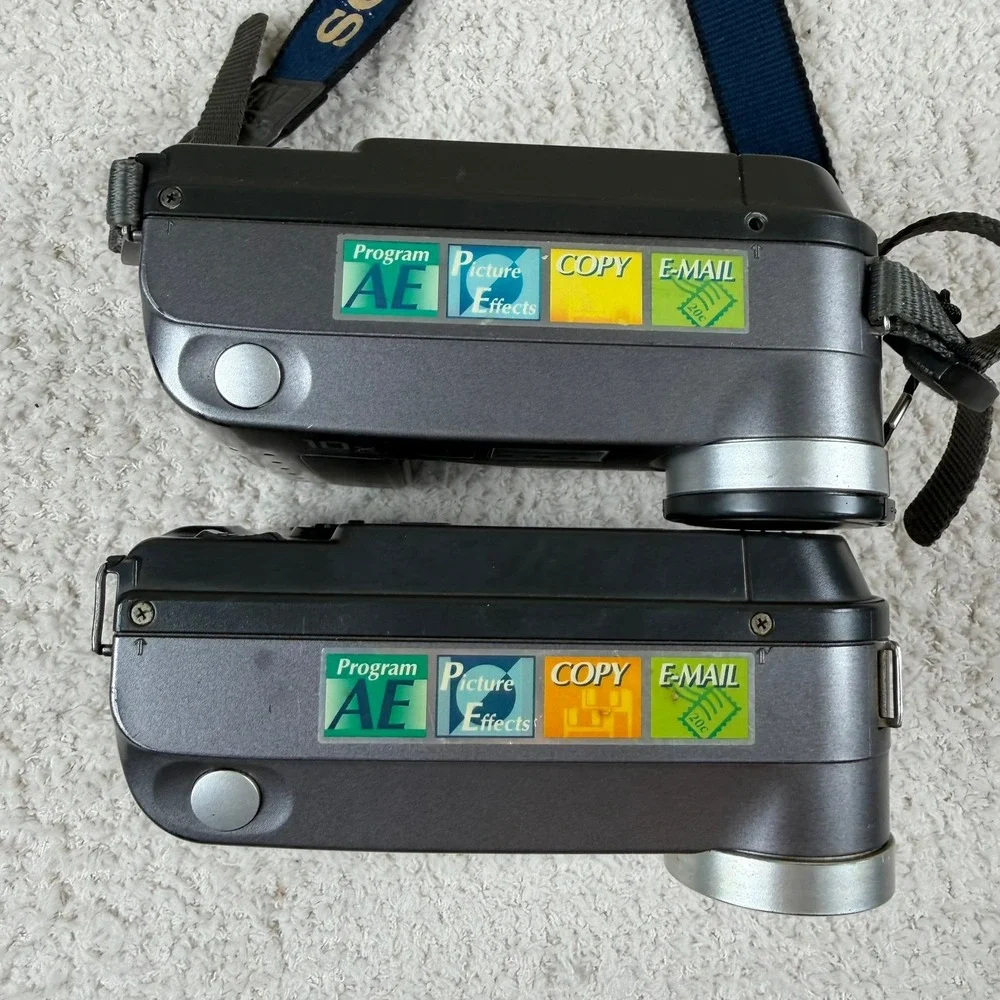 Sony Digital Mavica LOT OF 2‎ MVC FD73 10x Zoom Digital Still Camera WORKS